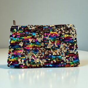 Multicolor Luxury City Sequin Clutch